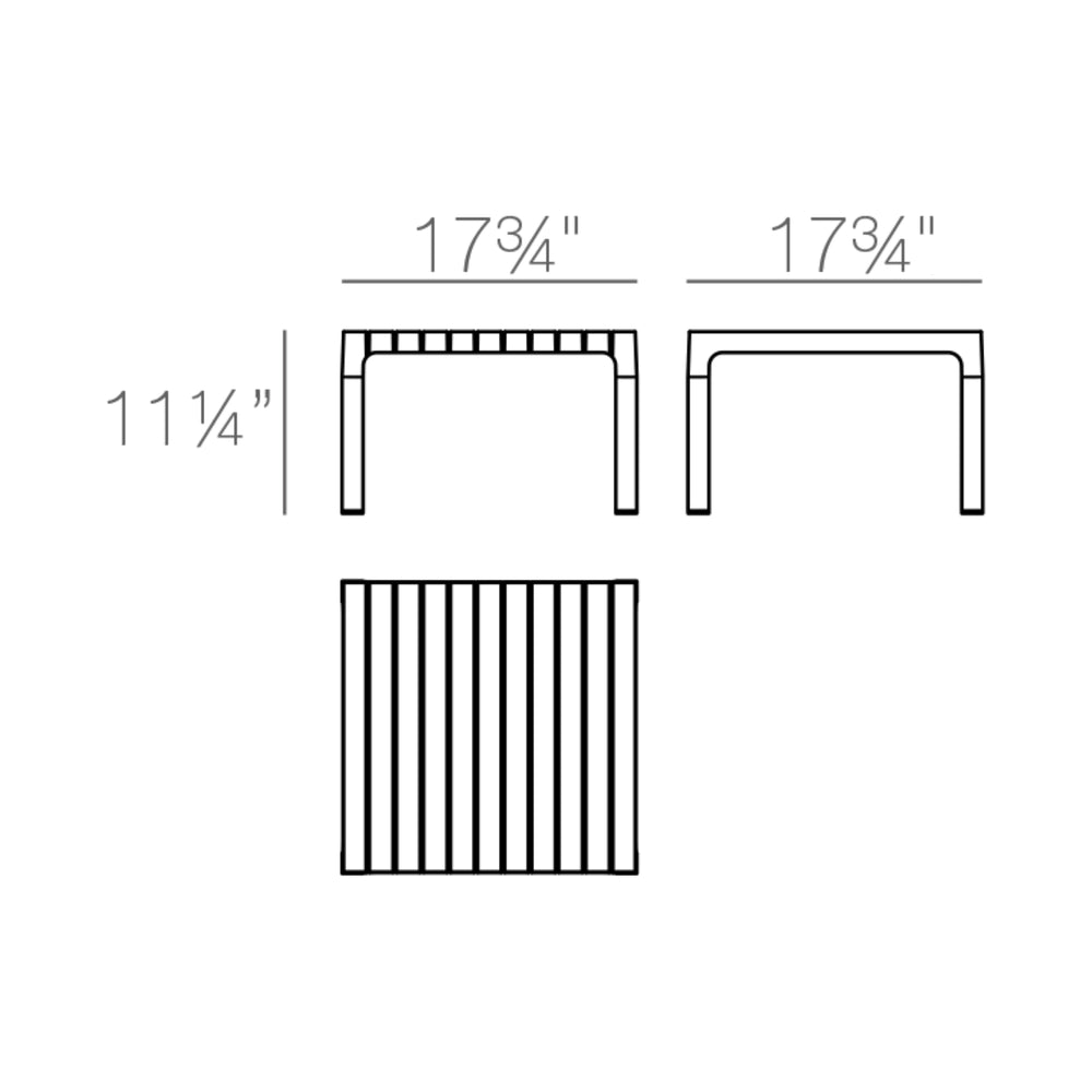 Spritz Outdoor Sun Lounger Table