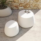 Stone Outdoor End Table