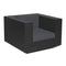 Vela Lounge Chair  option Anthracite / Silvertex Anthracite 1210