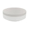 Vela Round Ottoman  option White / Silvertex White 1219