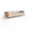Vineyard Outdoor Sofa  option XLarge: 106.25 in width