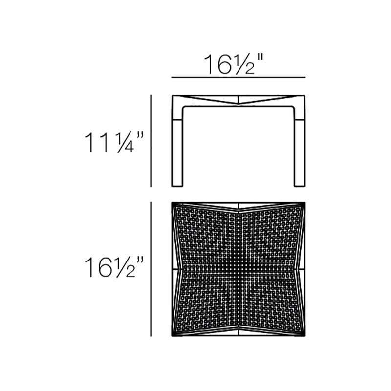 Voxel Outdoor Side Table