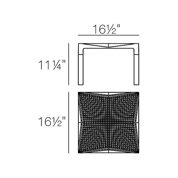 Voxel Outdoor Side Table