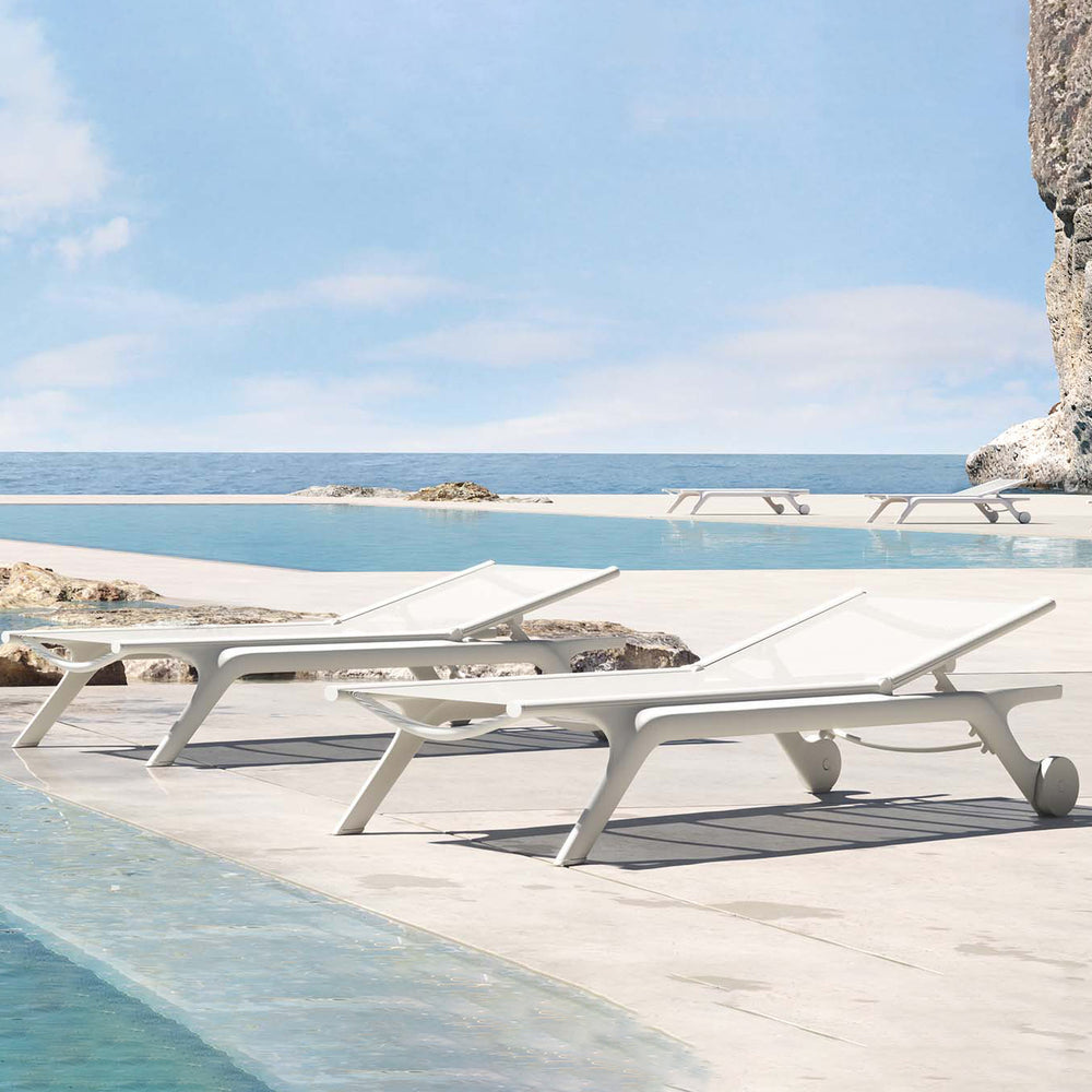 Africa Outdoor Sun Lounger (Set of 2)
