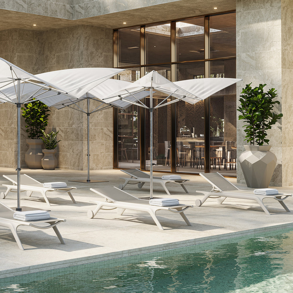 Africa Outdoor Sun Lounger (Set of 2)