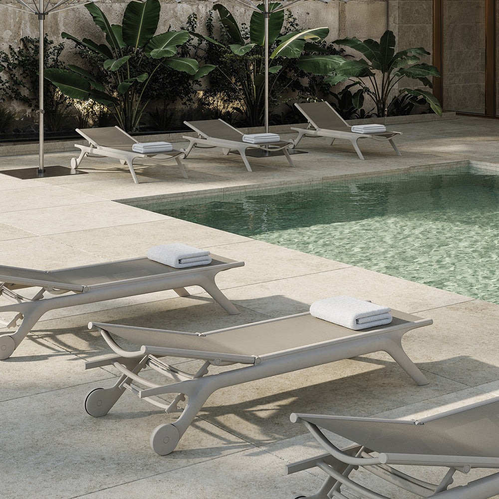 Africa Outdoor Sun Lounger (Set of 2)