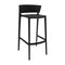 Africa Bar and Counter Outdoor Stool  option Black / Set of 2