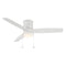 Atlantis LED Flush Mount Ceiling Fan  option Matte White
