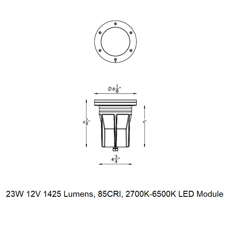 Colorscaping Outdoor LED Well Light