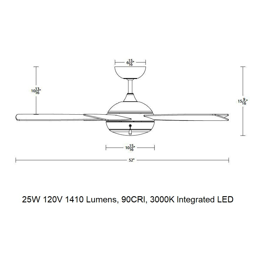 Disc II LED Ceiling Fan