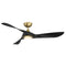 Swirl Smart Home Outdoor LED Ceiling Fan  option Soft Brass / Matte Black