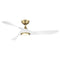 Swirl Smart Home Outdoor LED Ceiling Fan  option Soft Brass / Matte White