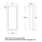 Vega Outdoor LED Wall Sconce