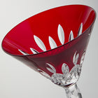 Lismore Red Martini Glass (Set of 2)