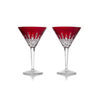 Lismore Red Martini Glass (Set of 2)