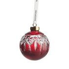 Christmas Crystal Red Bauble Ornament