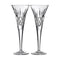 Lismore Champagne Flutes (Set of 2)  option Clear