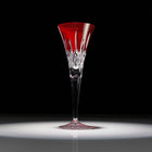 Lismore Red Toasting Flute (Set of 2)