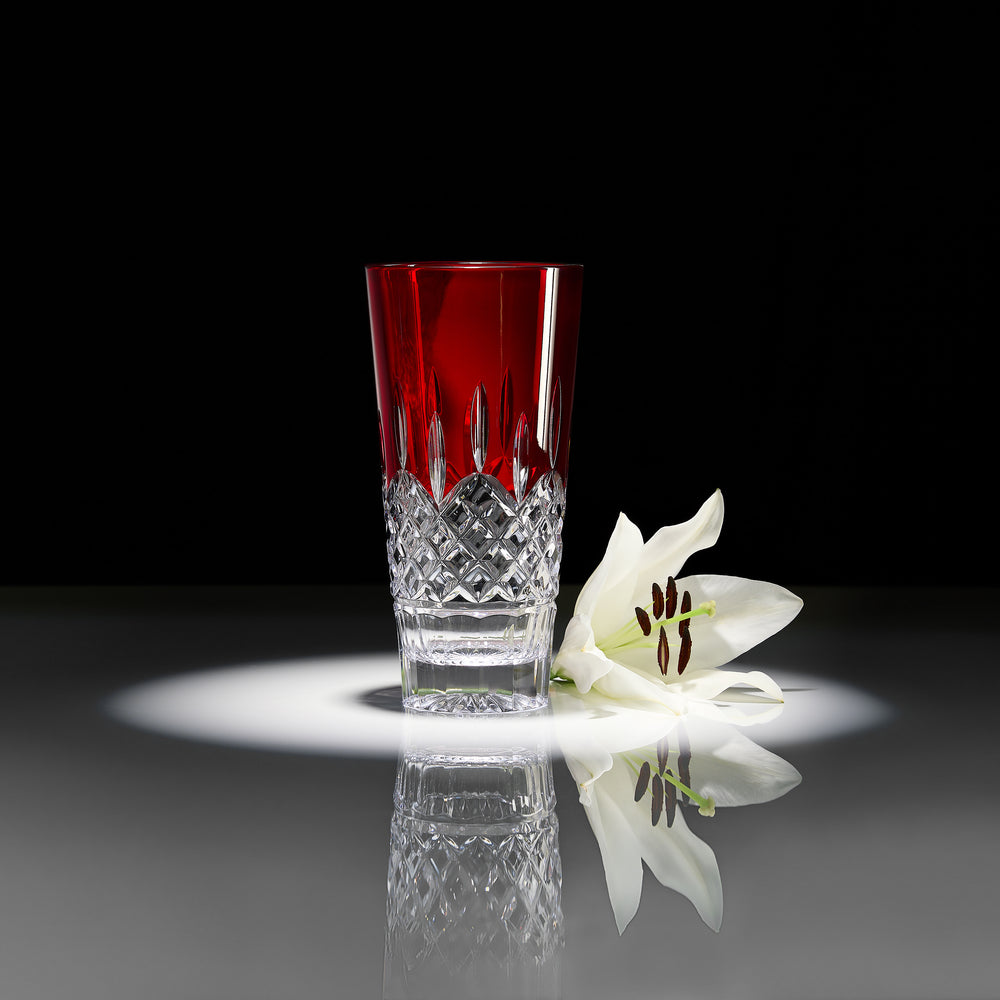 Lismore Red Vase