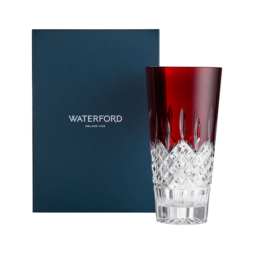 Lismore Red Vase