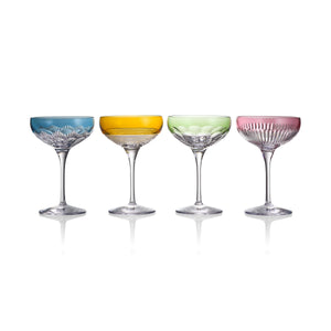 Mixology Color Mixed Coupe (Set of 4)