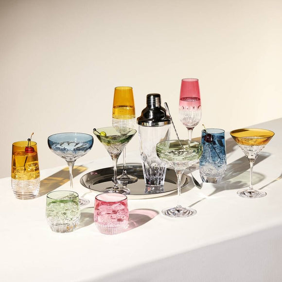 Mixology Color Mixed Highball Glass (Set of 4)