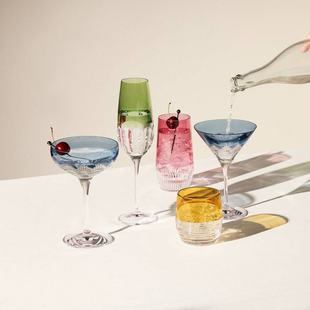 Mixology Color Mixed Martini Glass (Set of 4)