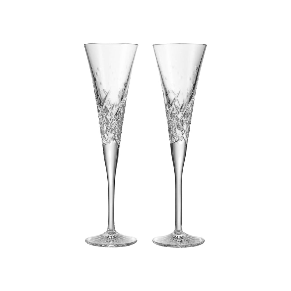 Wished Happy Celebrations Toasting Flute (Set of 2)