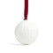 Festive Fluted Ornament  option White