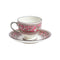 Florentine Teacup and Saucer  option Fuchsia