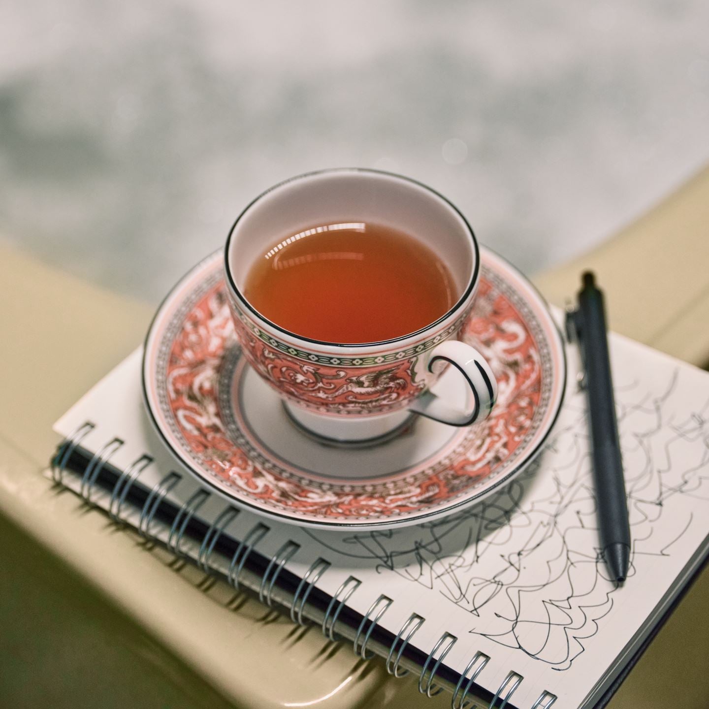 Wedgwood Florentine Teacup and Saucer - Thumbnail 4