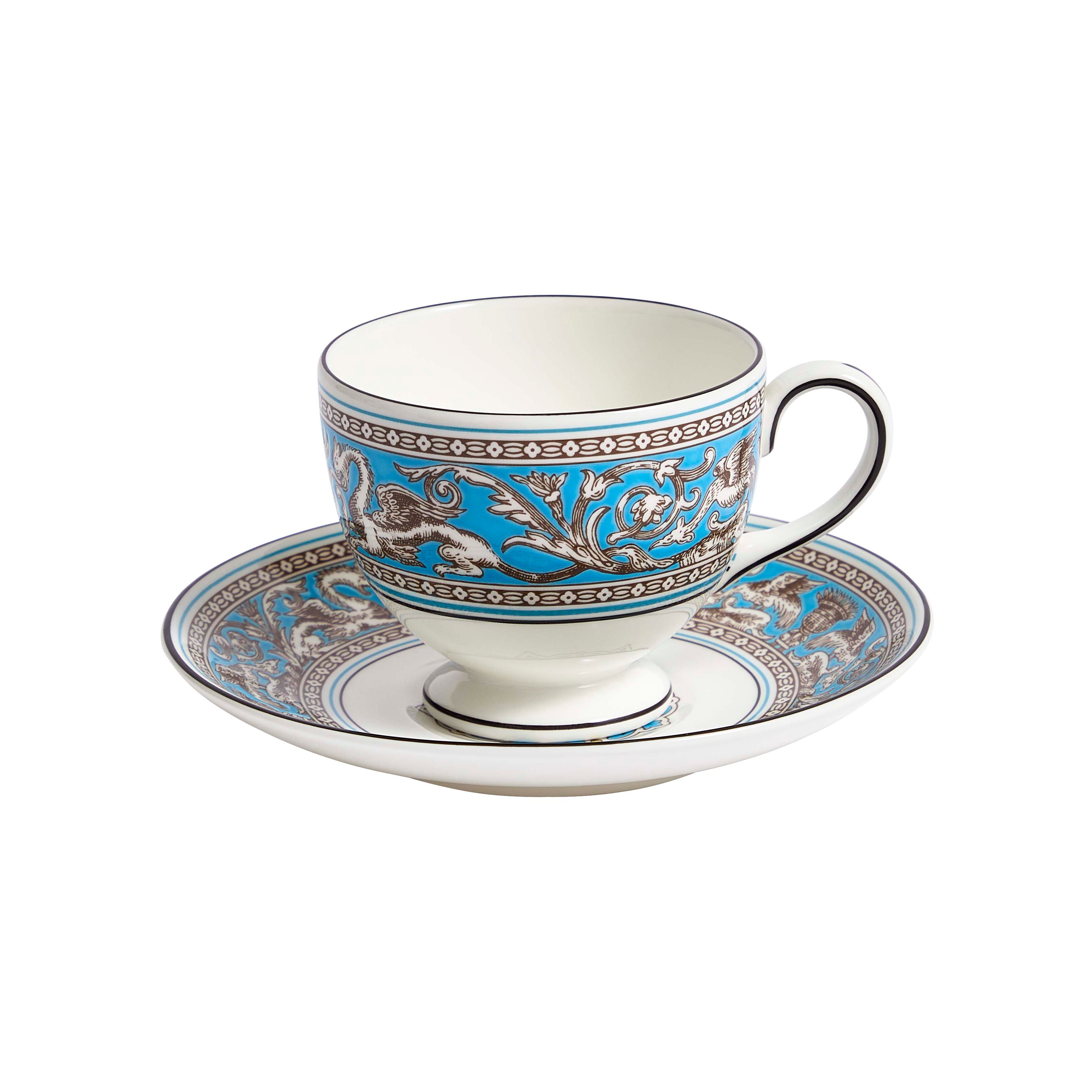 Wedgwood Florentine Teacup and Saucer - Thumbnail 3