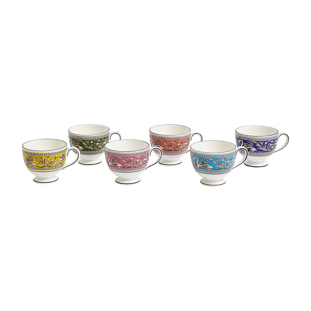 Florentine Teacup and Saucer (Set of 6)