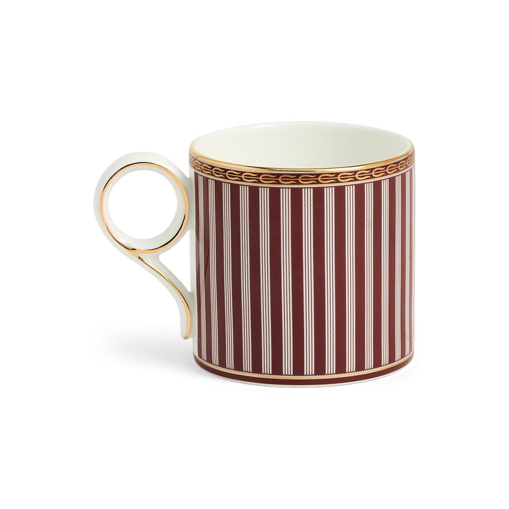 Red Splendour Striped Mug