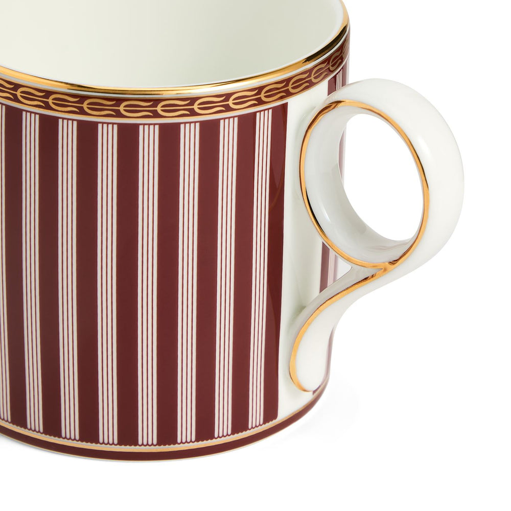 Red Splendour Striped Mug