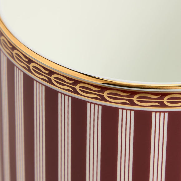 Red Splendour Striped Mug