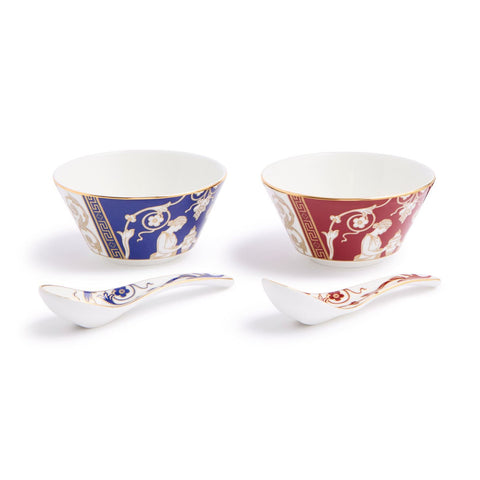 Renaissance Mix Bowl & Soup Spoon (Set of 2)