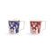 Renaissance Mug (Set of 2)  option Gold / Red