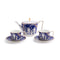 Renaissance Teapot and Teacup Saucer (Set of 2)  option Gold