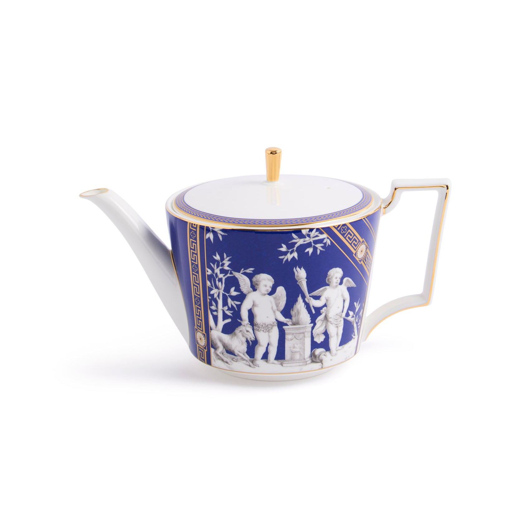 Wedgwood Renaissance Teapot and Teacup Saucer (Set of 2) - 2Modern