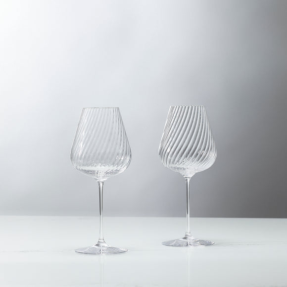Wedgwood Vera Wang Swirl White Wine Glass (Set of 2) 2Modern