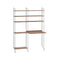 Workspace Shelving Unit  option Walnut / Dark Grey