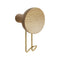Around Wall Hanger  option Oak / Satin Brass Metal