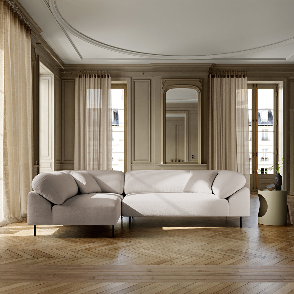 Collar Open End Sofa