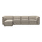 Flora Sectional Sofa  option Textaafoam Alpine 01