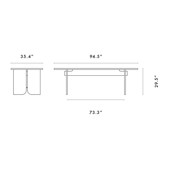 Kimono Dining Table