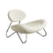 Meadow Lounge Chair  option Alpine 101 Ivory Boucle