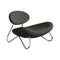 Meadow Lounge Chair  option Alpine 18 Dark Brown Boucle