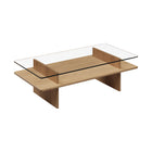 Parallel Rectangular Coffee Table