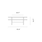 Parallel Square Coffee Table